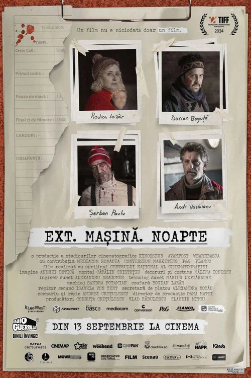 Ext. Mașină. Noapte постер
