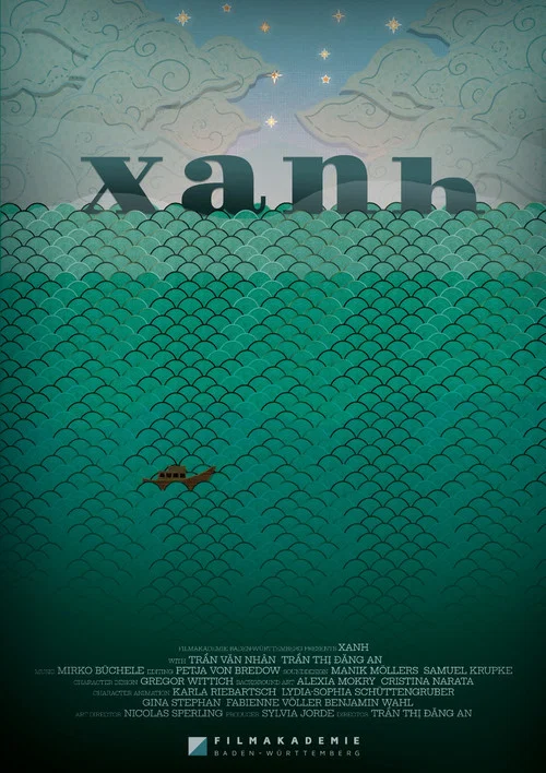 Xanh постер