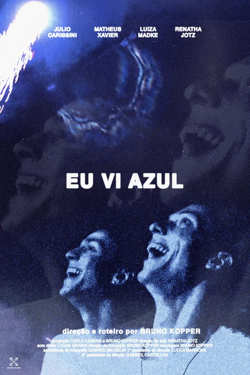 Eu vi azul постер