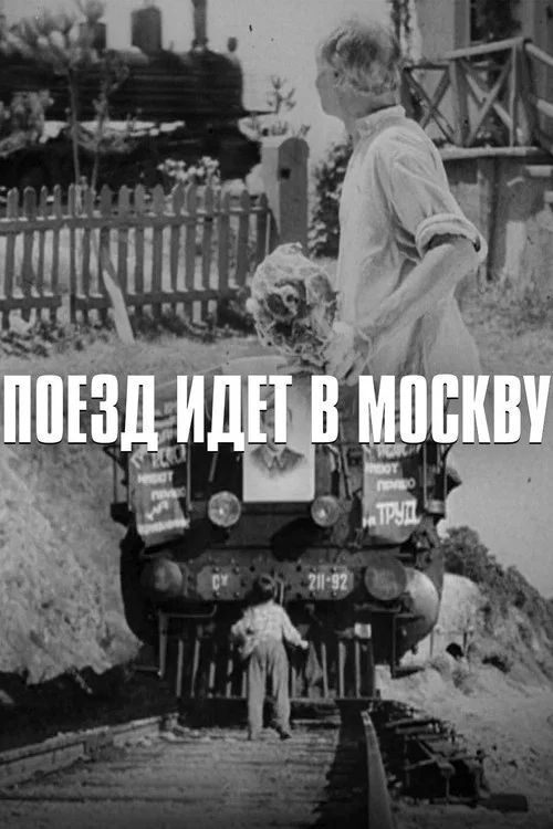 Поезд идет в Москву постер