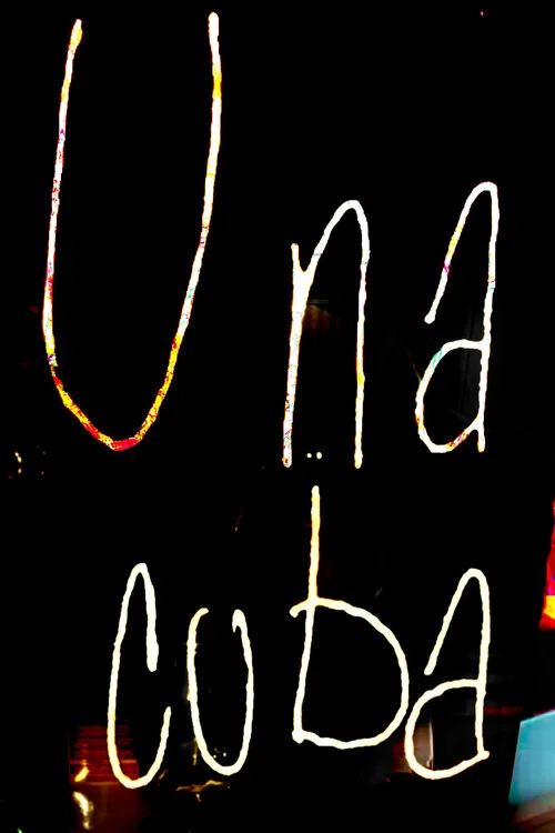 Una Cuba постер
