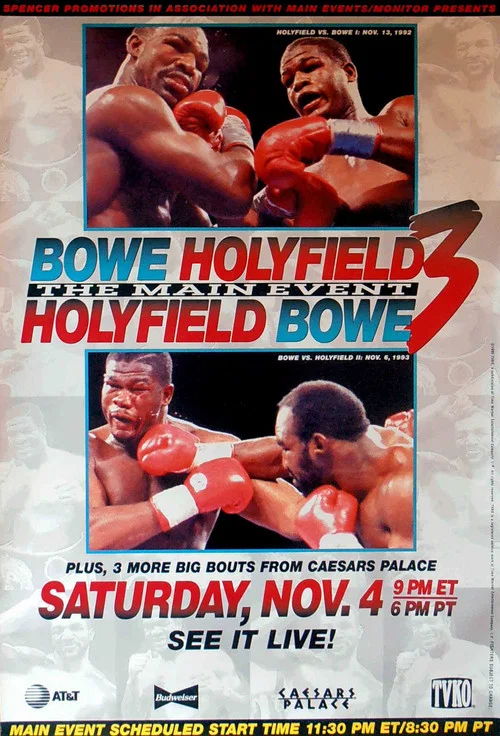 Evander Holyfield vs. Riddick Bowe III постер