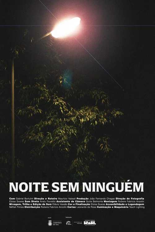 Noite sem ninguém постер