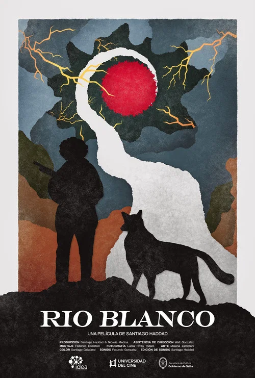 Río blanco постер