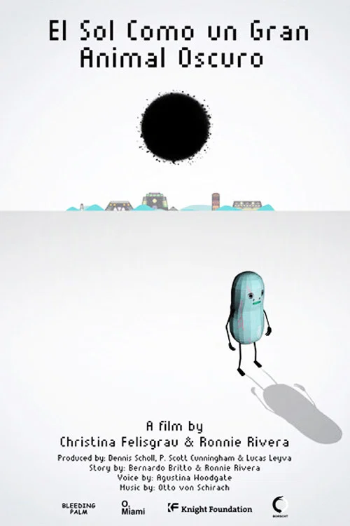 El Sol Como un Gran Animal Oscuro постер
