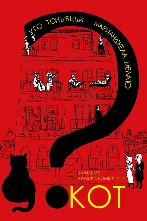 Кот постер