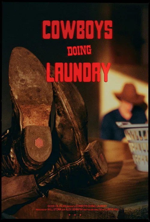 Cowboys Doing Laundry постер