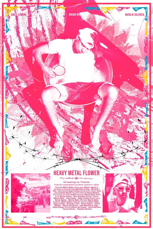 Heavy Metal Flower постер