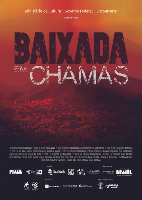 Baixada em Chamas постер