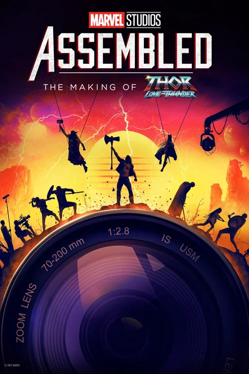 Создание фильма Тор: Любовь и гром постер