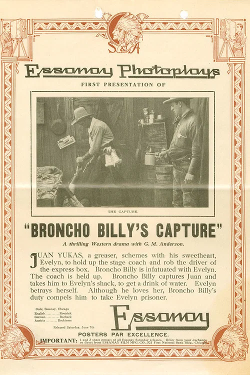 Broncho Billy's Capture постер