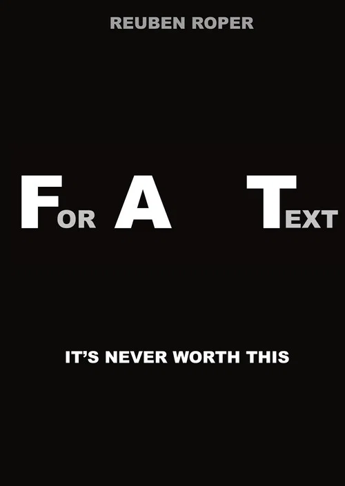 For a Text постер