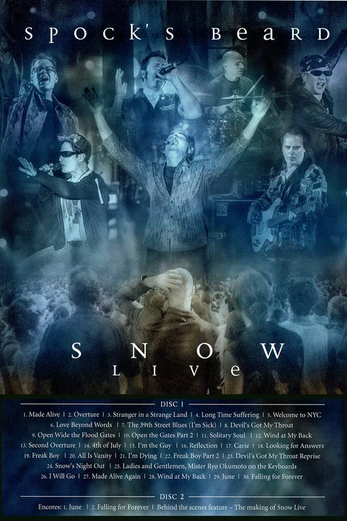 Spock's Beard: Snow Live постер