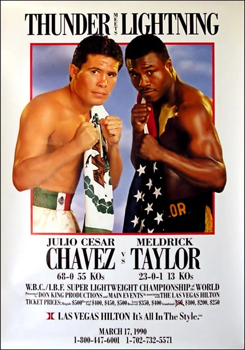 Julio César Chávez vs. Meldrick Taylor I постер