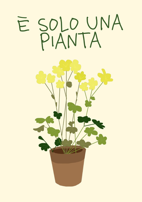 È solo una pianta постер