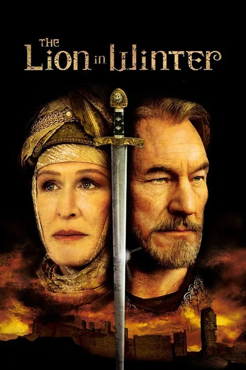 Лев зимой постер
