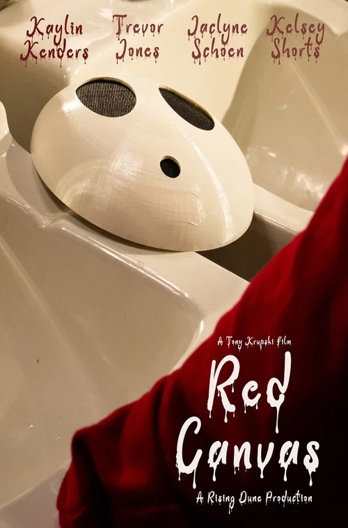 Red Canvas постер