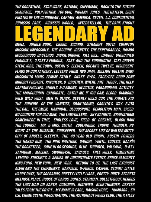 Legendary AD постер