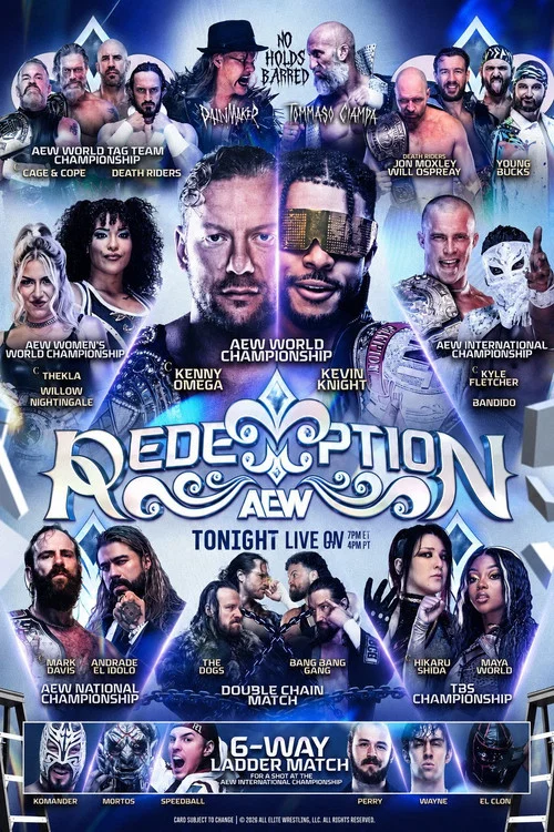 AEW Redemption 2026: The Buy In постер