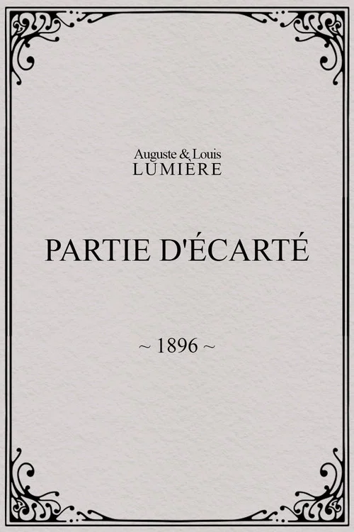 Partie d'écarté постер