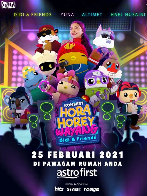 Konsert Hora Horey Wayang Didi & Friends постер