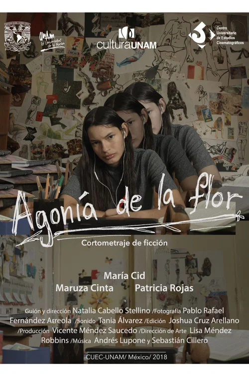 Agonía de la flor постер