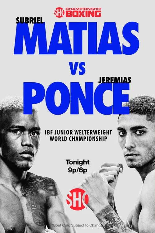 Subriel Matias vs. Jeremias Ponce постер