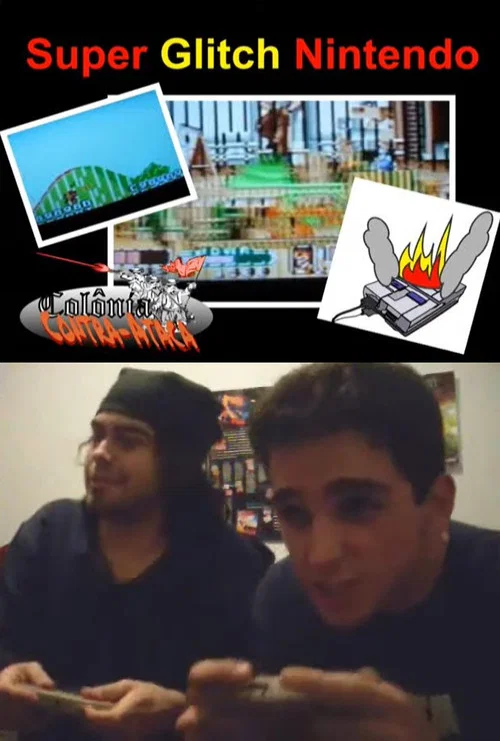 Super Glitch Nintendo постер