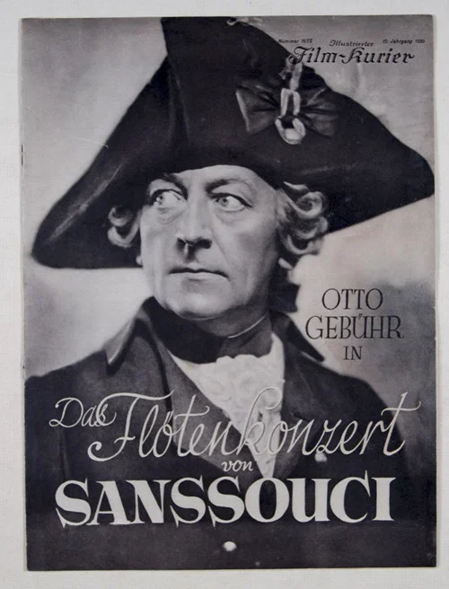 Das Flötenkonzert von Sans-Souci постер