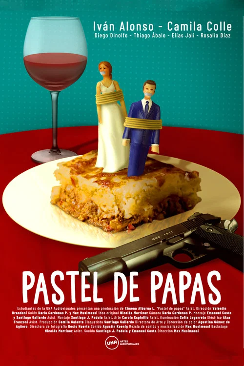 Pastel de papas постер