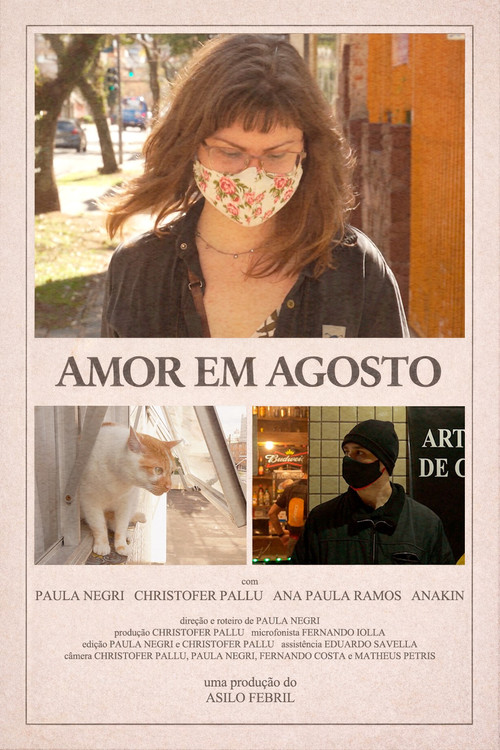 Amor em agosto постер