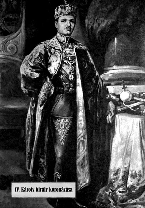 IV. Károly király koronázása постер