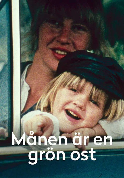 Månen är en grön ost постер