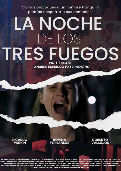 La noche de los tres fuegos постер
