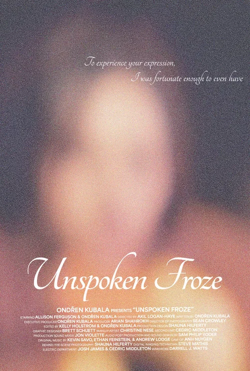 Unspoken Froze постер