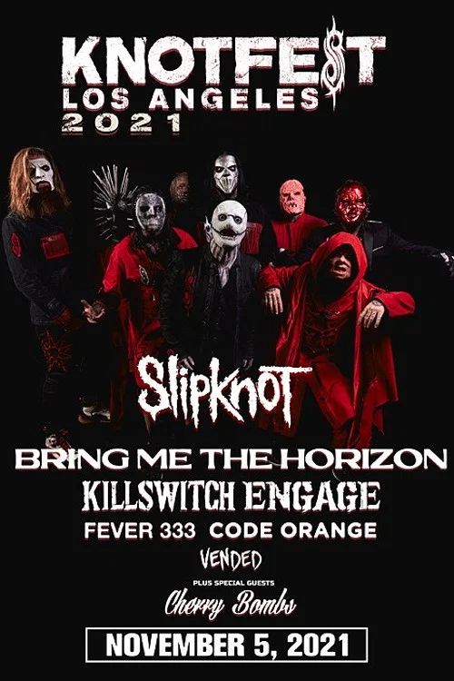 Slipknot - Knotfest Los Angeles постер