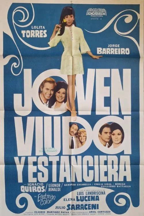 Joven, viuda y estanciera постер