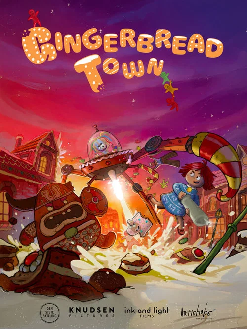 Gingerbread Town постер