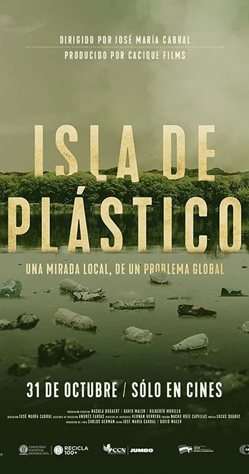 Isla de plástico постер