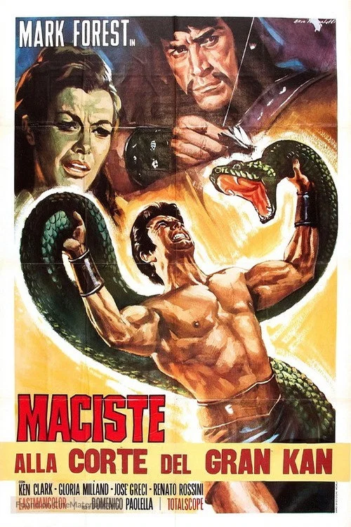 Maciste alla corte del Gran Khan постер