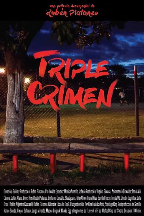 Triple crimen постер