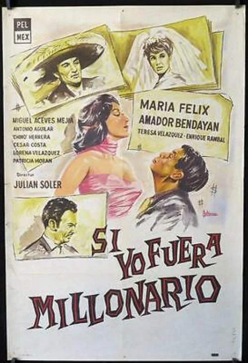 Si yo fuera millonario постер