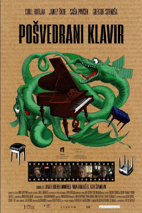 Pošvedrani klavir постер