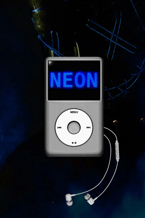 Neon постер