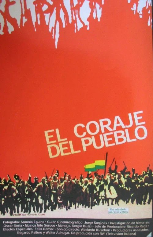 El coraje del pueblo постер