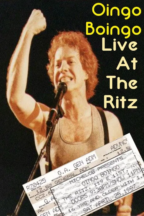 Oingo Boingo: Live at the Ritz постер