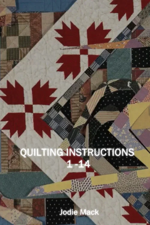 Quilting Instructions: Front/Back постер