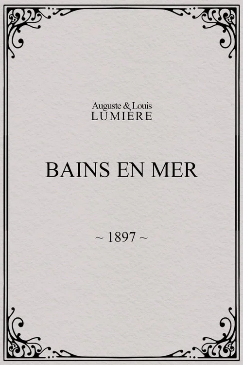 Bains en mer постер