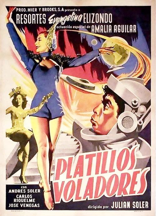 Los platillos voladores постер