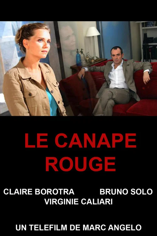 Le canapé rouge постер